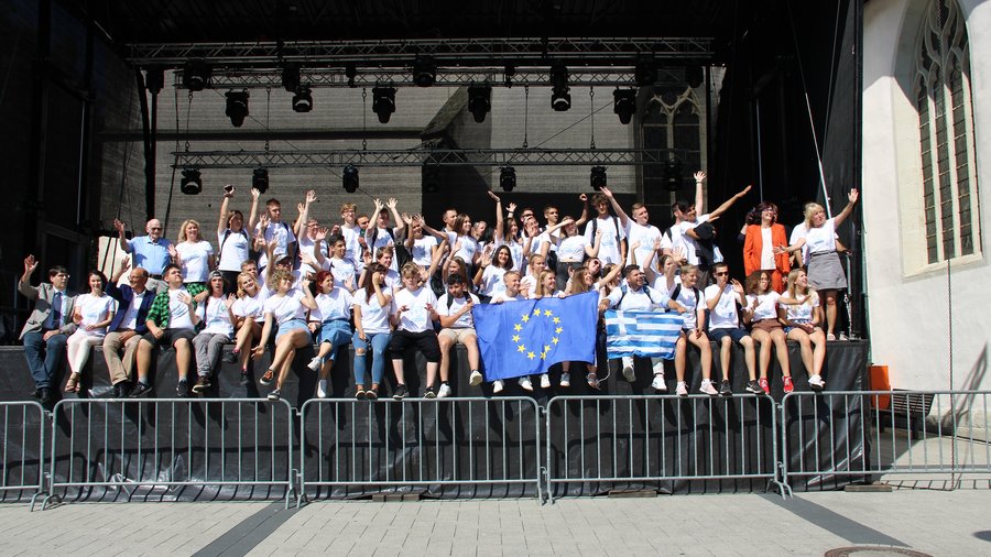 Teilnehmende der Jugendbegegnung / Foto: Europaarbeit Stadt Detmold