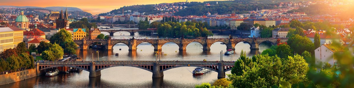 Ausblick auf das alte Prag