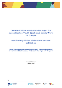 Grundsätzliche Herausforderungen für europäisches Youth Work und Youth Work in Europa (DE)
