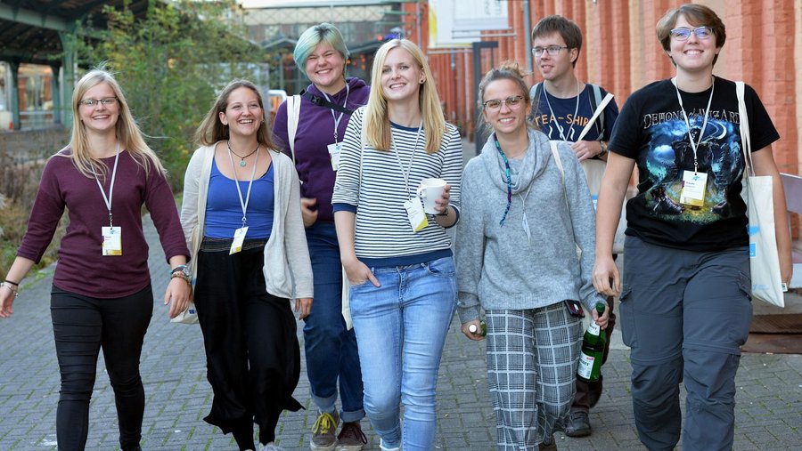 Gruppe junger Menschen