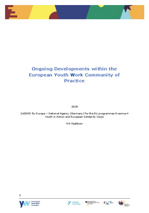 Ongoing Developments within the European Youth Work CoP