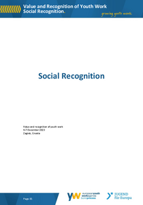 Social Recognition. Pocket Book 3