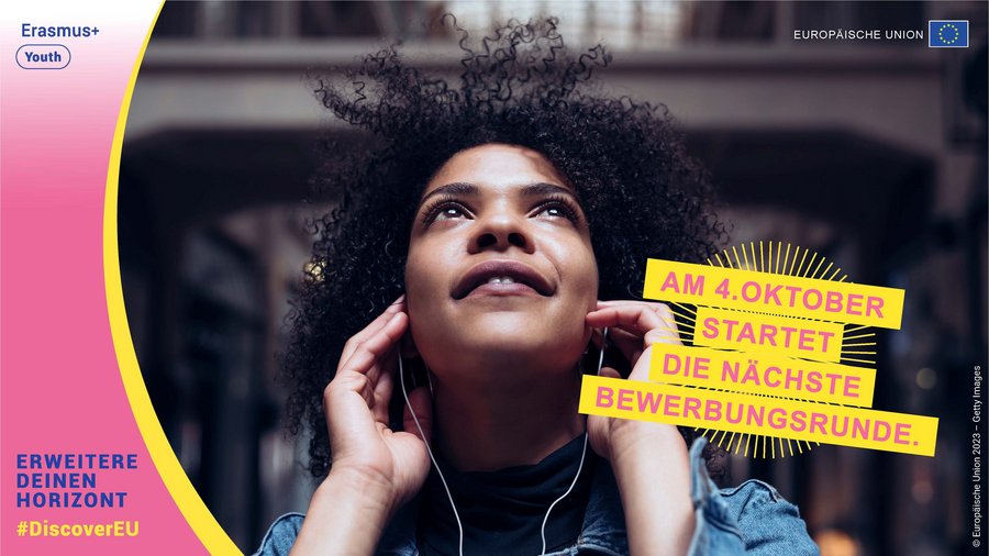 Sharepic - DiscoverEU startet am 04. Oktober