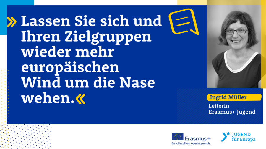 Ingrid Müller, Leiterin Erasmus+ Jugend und Sport